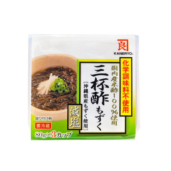 三杯酢漬海帶芽絲 Mekabu Sanbaisu NO MSG SEASONED SEAWEED 80G X3P