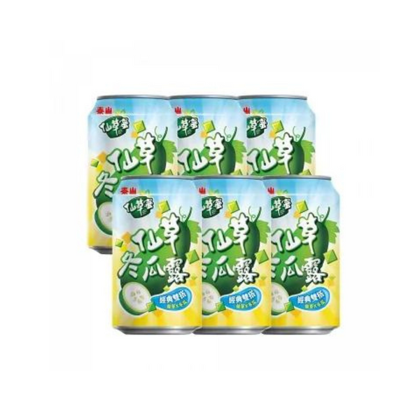 泰山 仙草冬瓜露 TAI SUN White Gourd Herbal Jelly Drink 330g x 6cans