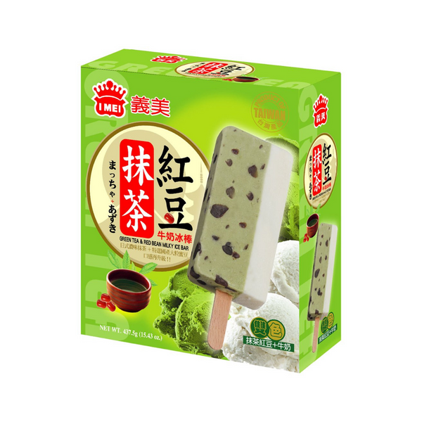 I MEI Green Tea Red Bean Ice Bar 87.5 x 5pc