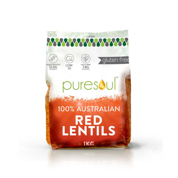 PURE SOUL Red Lentils 3kg