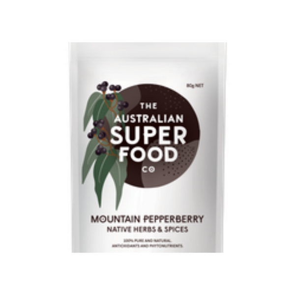 THE AUSTRALIAN SUPER FOOD CO. Mountain Pepper Berry 80g