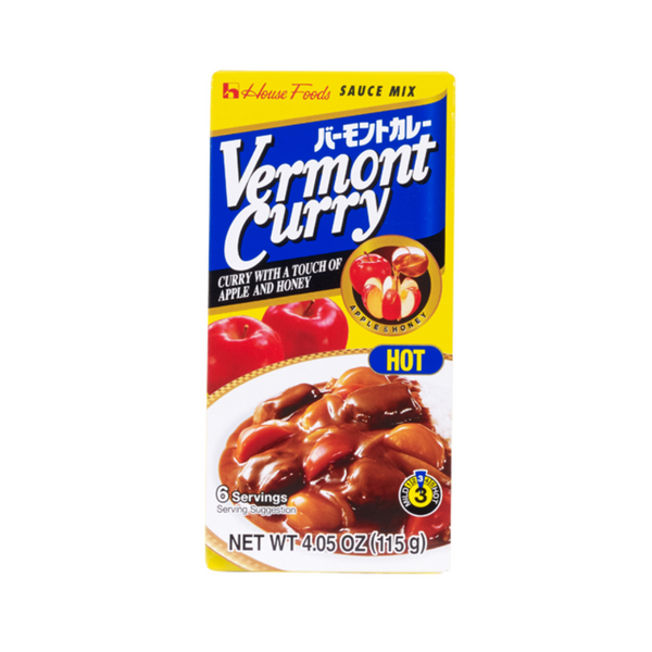 HOUSE Vermont Curry Roux Sauce Hot 115g