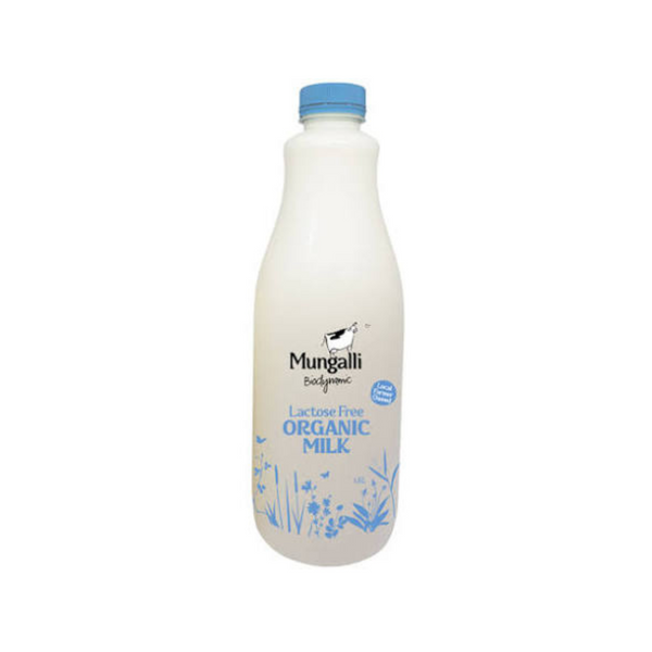 MUNGALLI BIODYNAMIC Organic LACTOSE FREE COWS MILK 1.5L