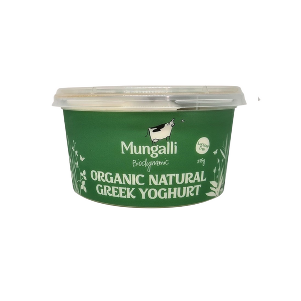 MUNGALLI Biodynamic Organic GREEK ALL Natural YOGHURT 375g/750g/10kg