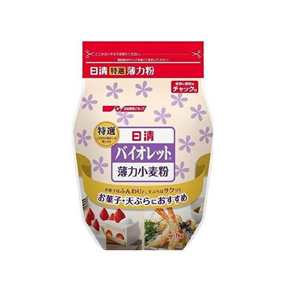 日清 低筋麵粉 NISSIN  VIOLET Wheat FLOUR 1KG