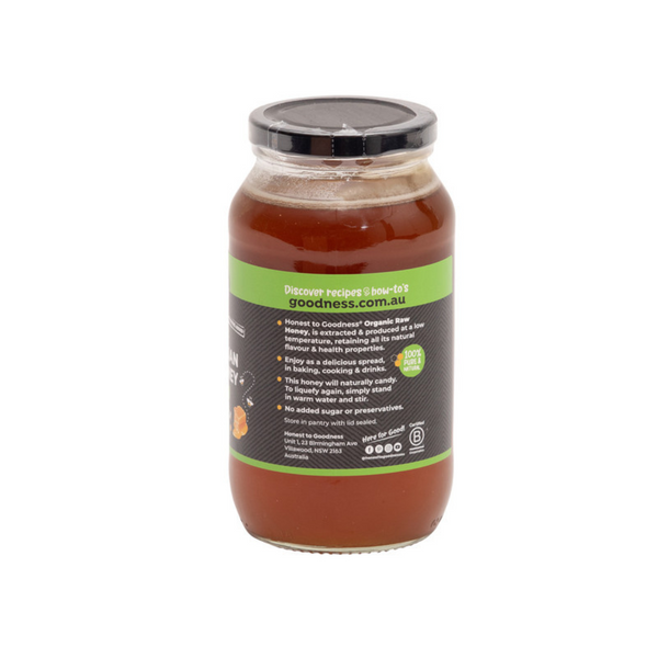 Honest to goodness 澳洲天然有機純生蜂蜜 Organic Australian Raw Honey 1KG